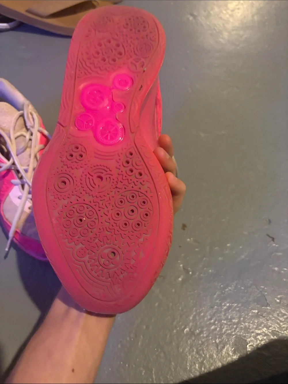 Nike Kids Athletic Sneakers in Pink and White